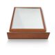 Miroir en teck du milieu du siècle avec étagère attribué à De Coene, Belgique, années 1960.