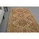 Vintage Turkish Hand-Knotted Wool Cotton Orange Runner Rug 101x380