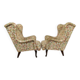 Pair of armchairs with ears