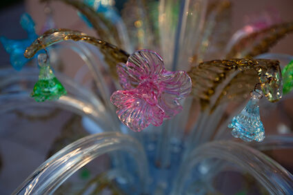 Murano glass chandelier circa 1980