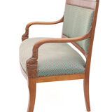 Fabric carved bench, 1930