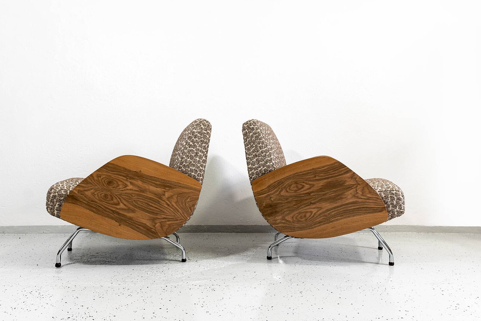 Fauteuils, Modèle "360" par Janusz Rozanski, Pologne, années 1950, Ensemble de 2