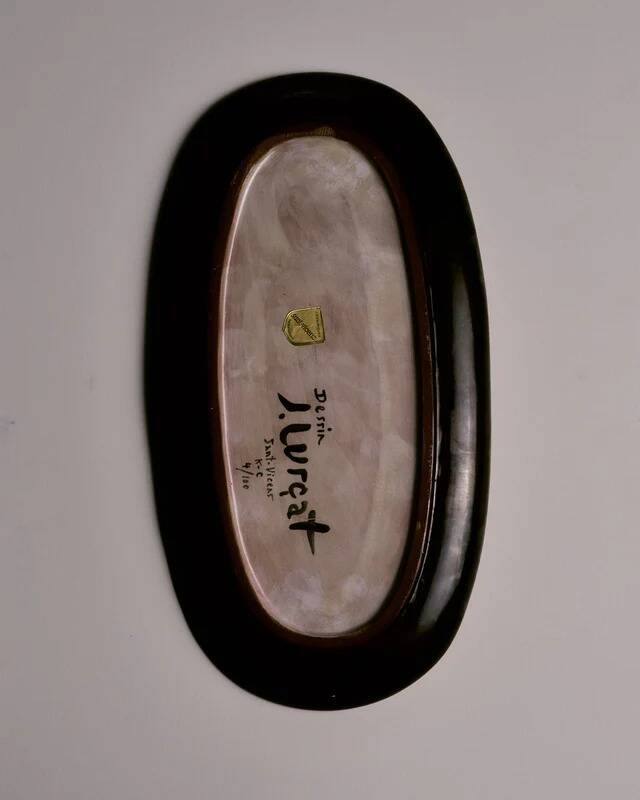 Ceramic dish, Jean Lurçat, 1950s