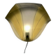 Yellow glass wall lamp, Scandinavian design, 1950s.