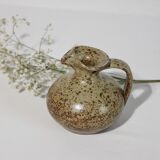 Petit vase en grès pyrité vintage