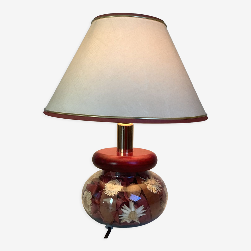 Dried flower lamp keria France | Selency