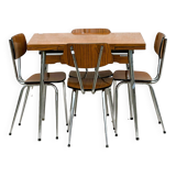Set of (1 Table + 4 Chairs) "Supermatic"