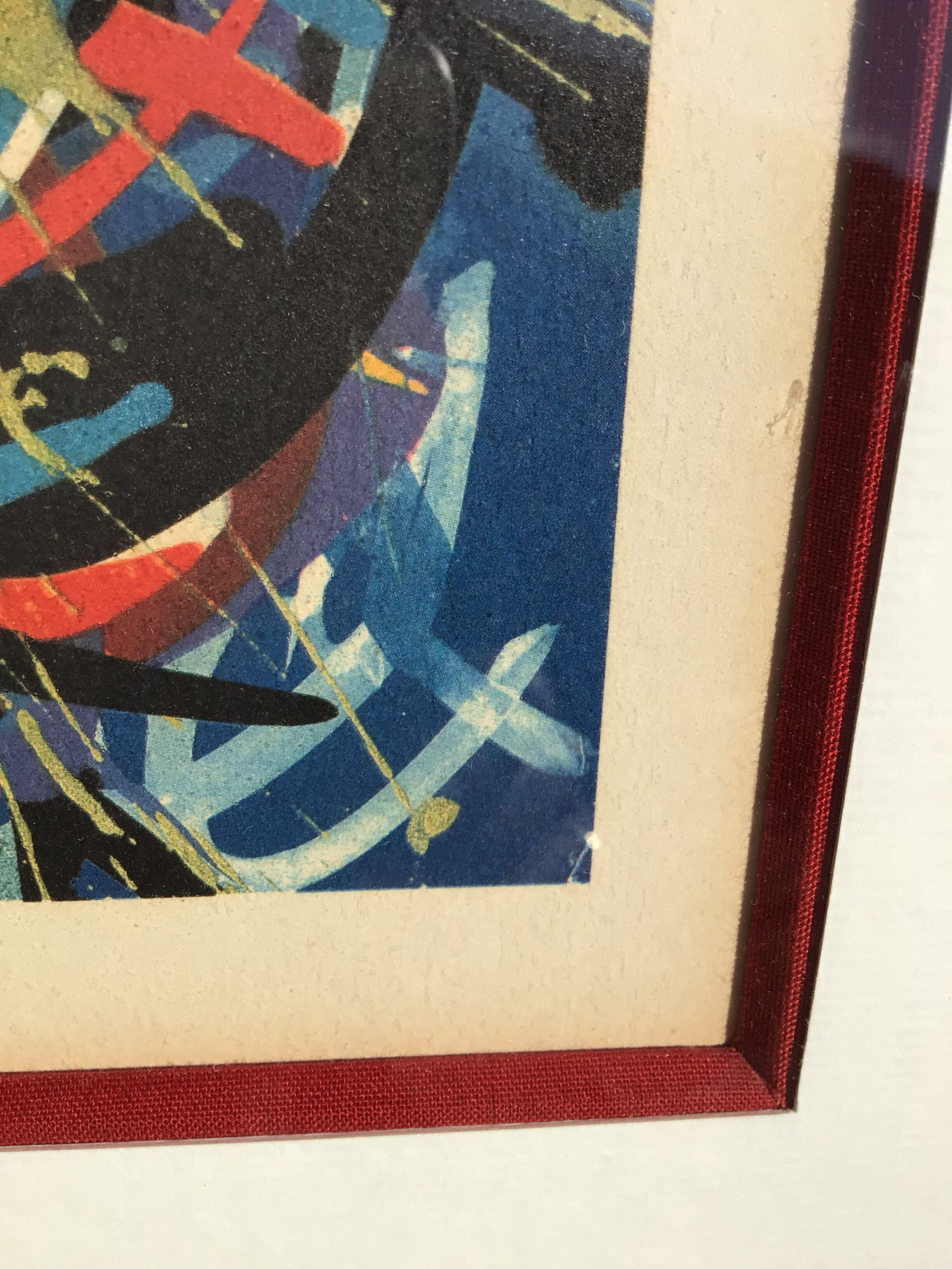 Lithograph Georges Mathieu signed and numbered framed