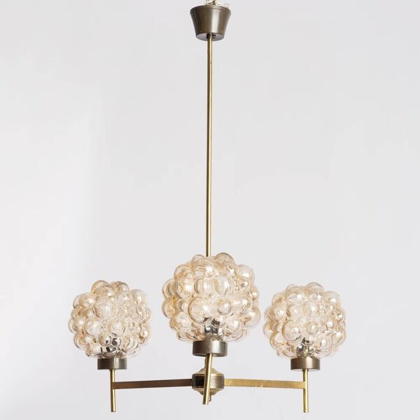 Helena Tynell Lustre à bulles Glashütte Limburg Allemagne 1960