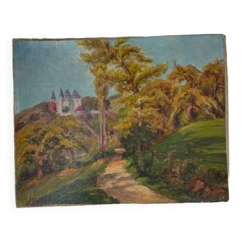 Toile sur carton paysage, toile sur carton paysage