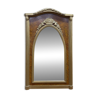 Art Deco period mirror in painted wood