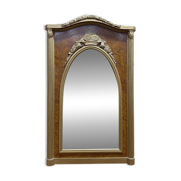 Art Deco period mirror in painted wood