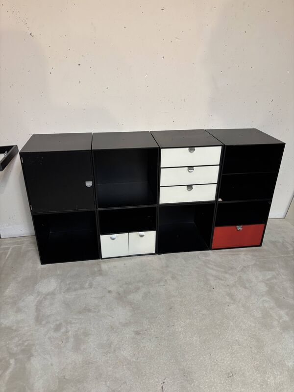 Bibliothèque Palaset Treston Storage Cubes, Finlande 1970