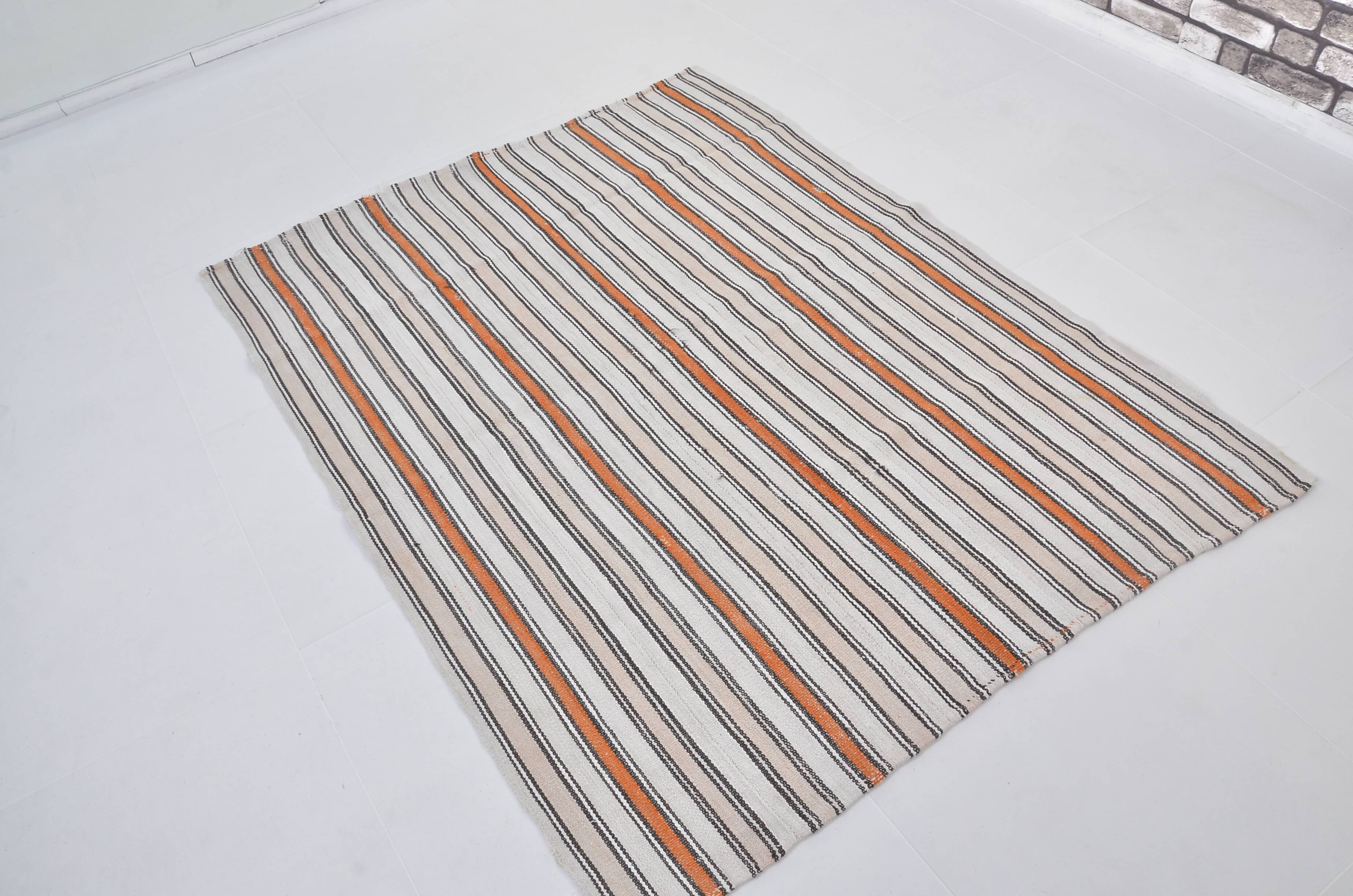 Colorful Vintage Striped Kilim Hmep Rug SKU 3666
