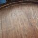 Large Art Deco centre table from the 1930s – Sabre legs in walnut and lacquer.