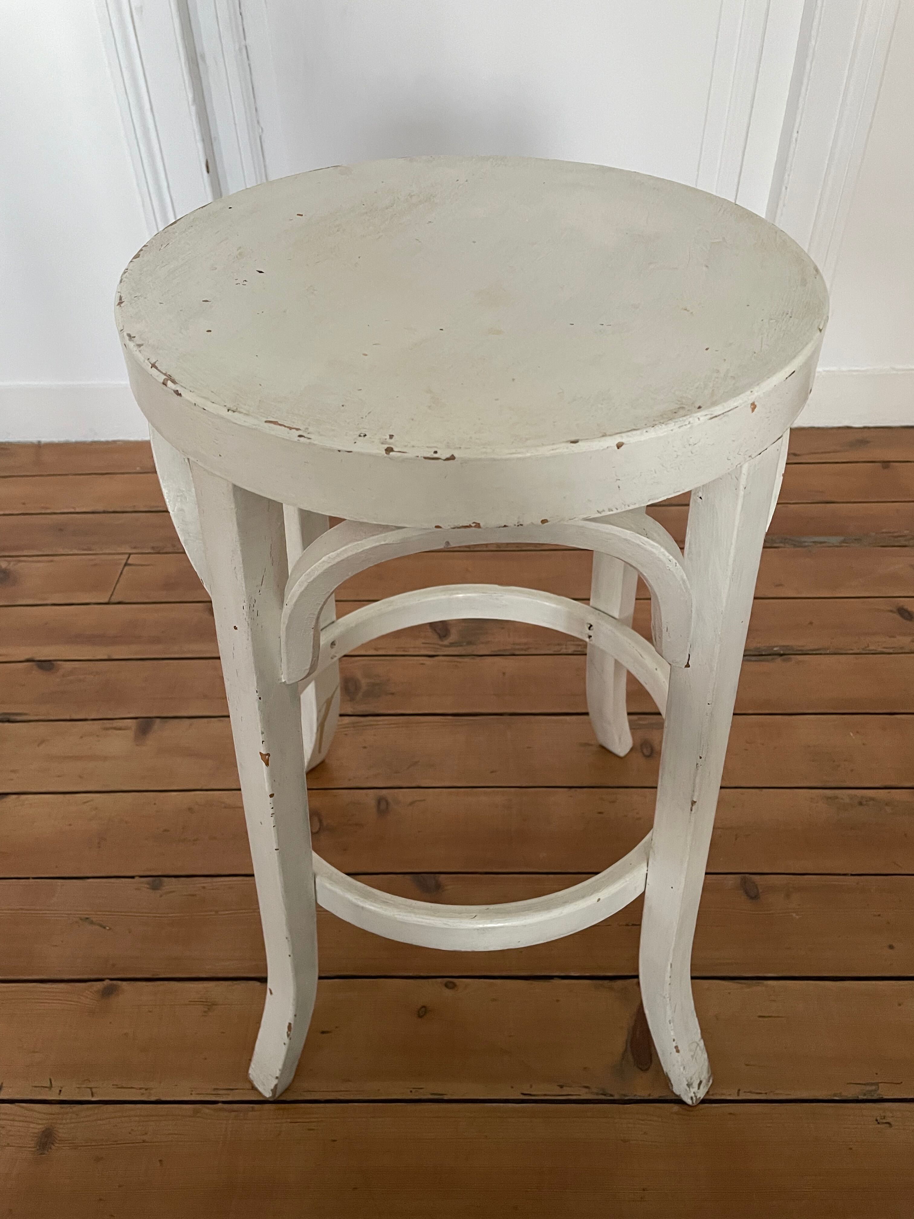 Old bentwood bar stool