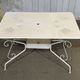 1980s metal garden table