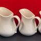 Series of 5 white milk jars cosy & trendy, guest room