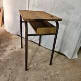 School desk 1950 one place adult size with locker