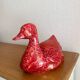 Vintage ceramic duck box