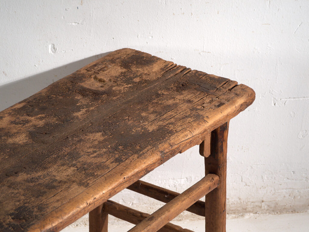 Old pine wood coffee table – China, around 1900