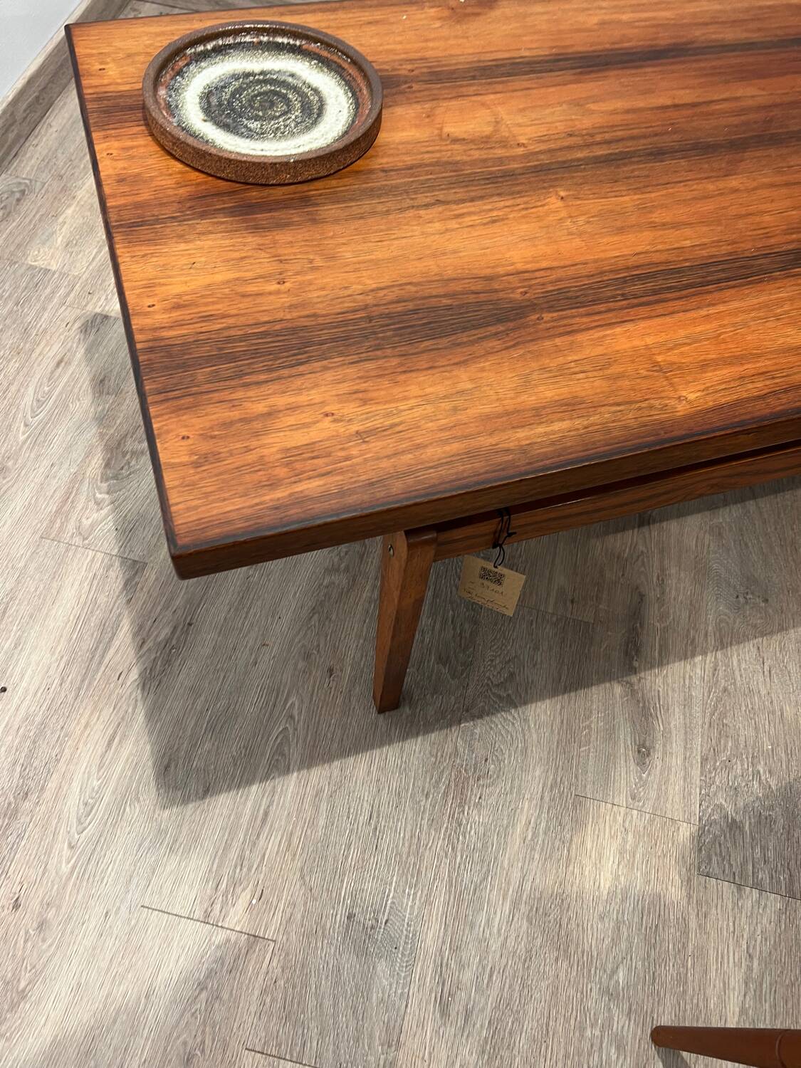 Scandinavian rosewood coffee table