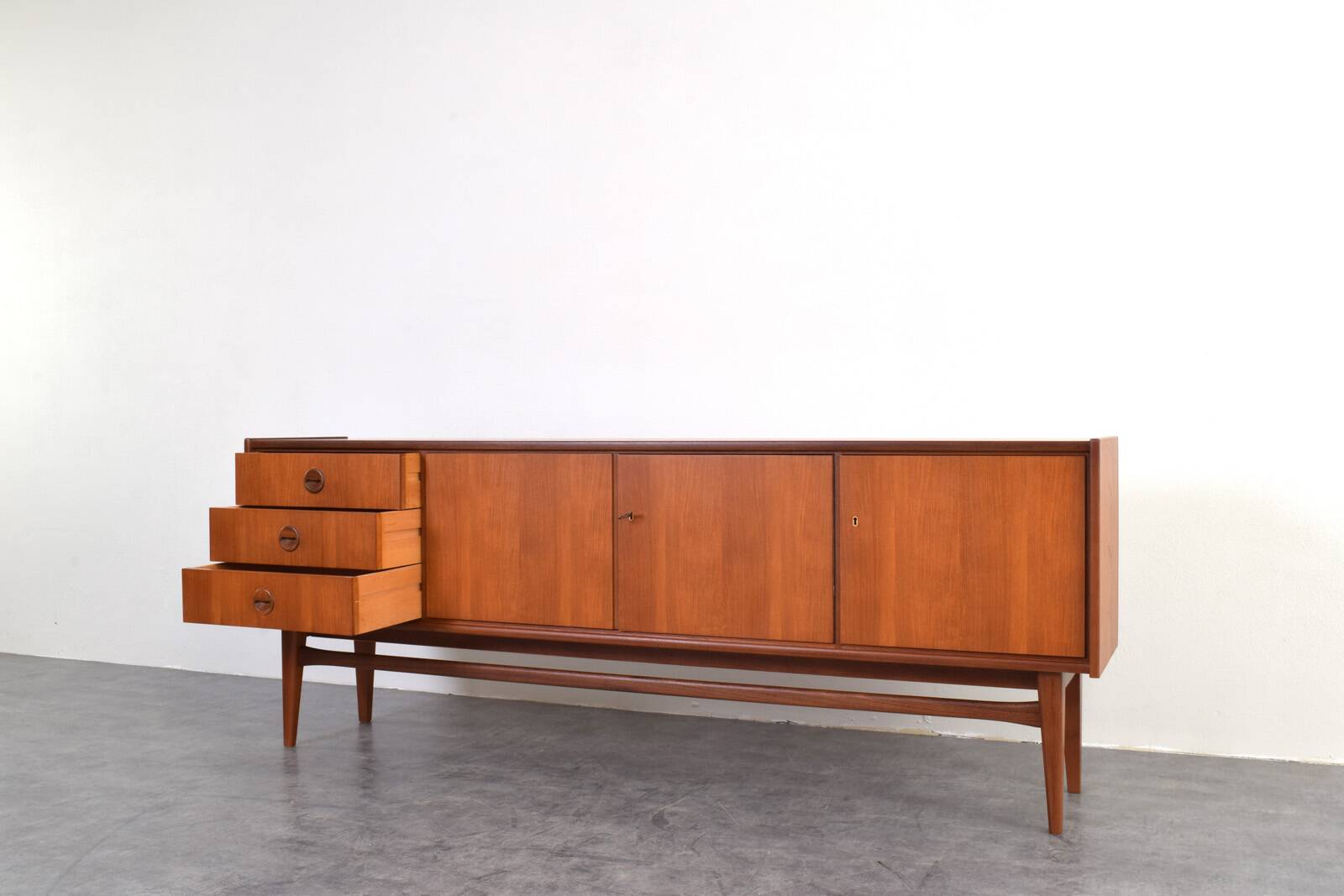 Mid-Century Teak Sideboard Model Premium from Bartels, 1960s.
