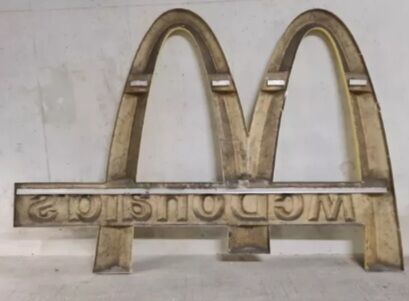 Vintage McDonald's sign