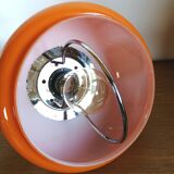 Vintage hanging "Orange" opaline suspension