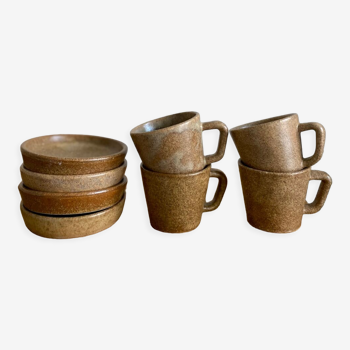 Tasses à café en grès