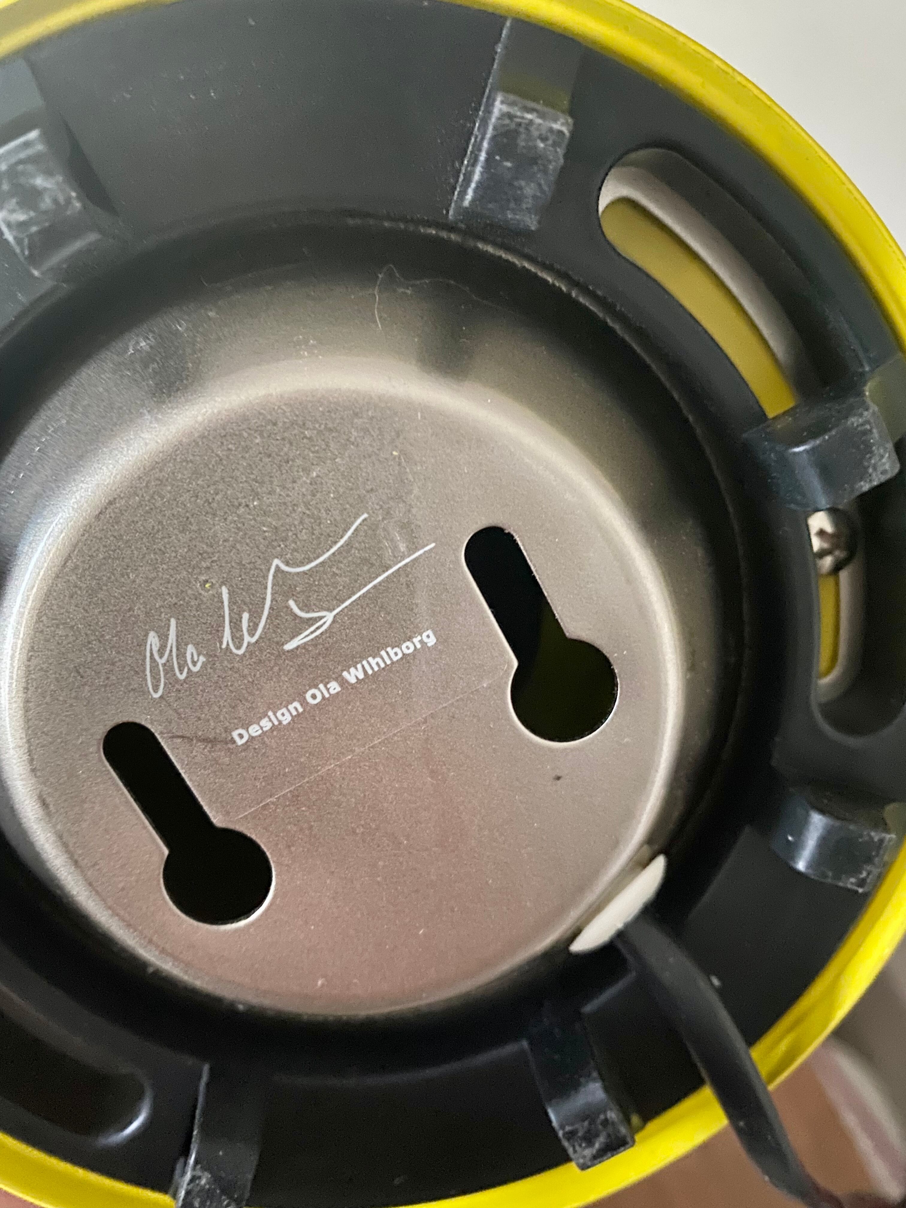 Lamp yellow design Ola Wihlborg