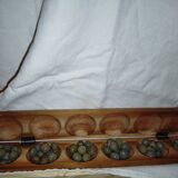 Awale wooden game