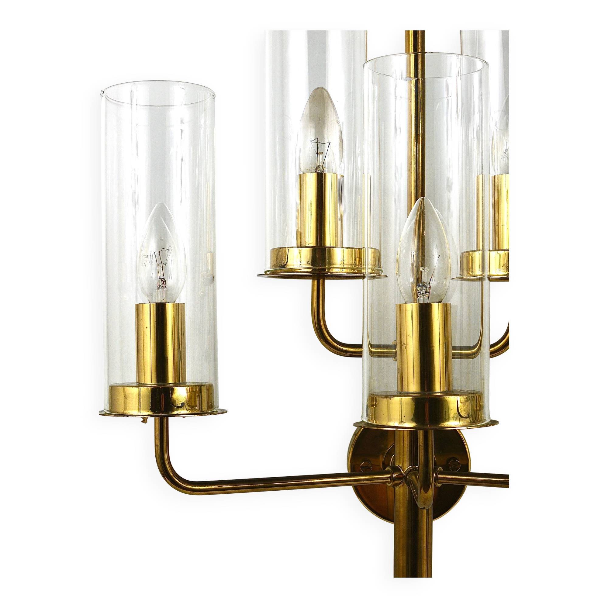 Hans-Agne Jakobsson Sonata Wall Light with 5 Arms, Mid-Century Style, Markaryd, 1960