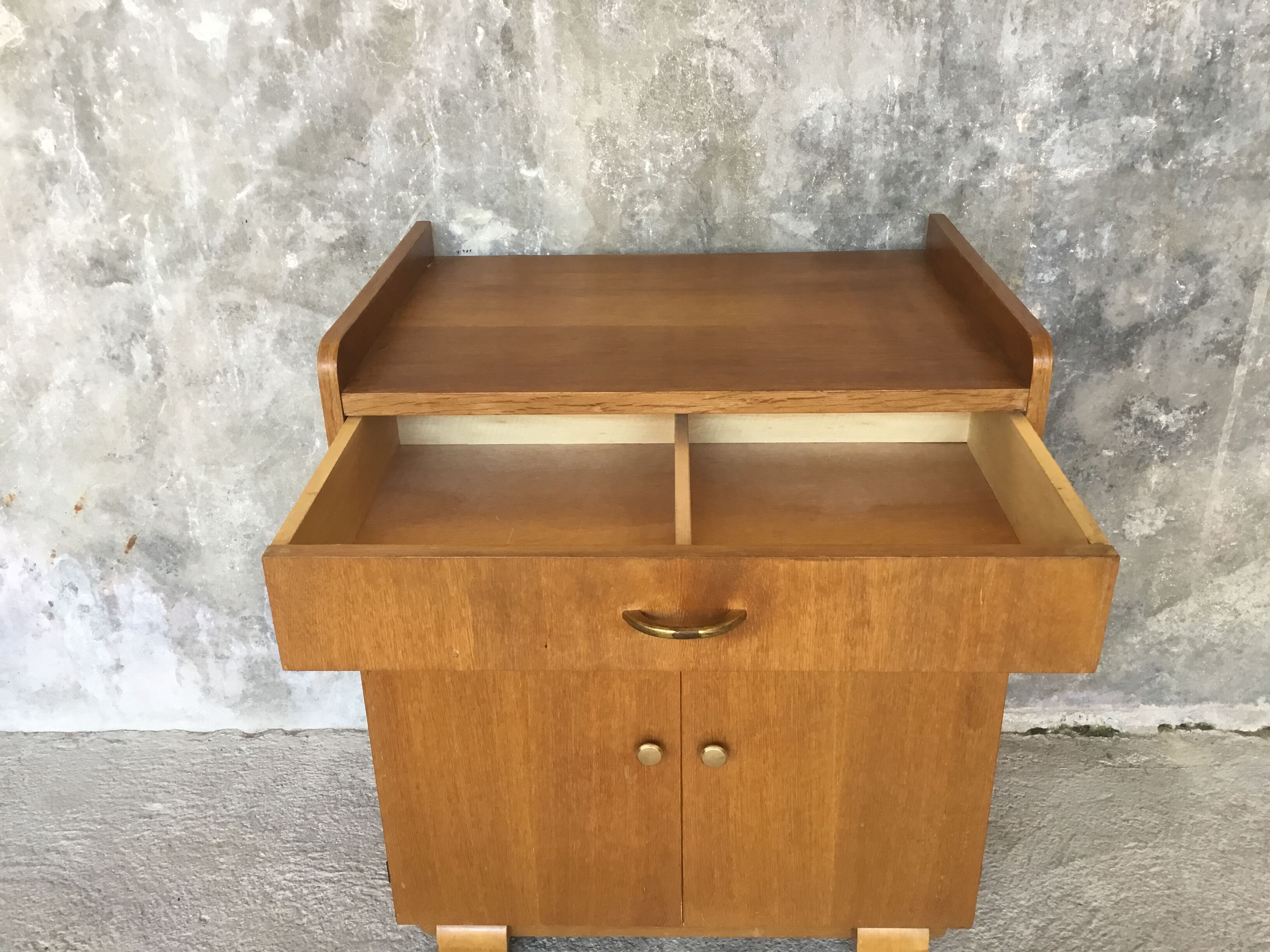 Trieur ou petit buffet vintage meuble de métier 1960