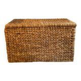 Coffre rangement osier