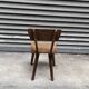 Chaise brutaliste en bois , année 30/40