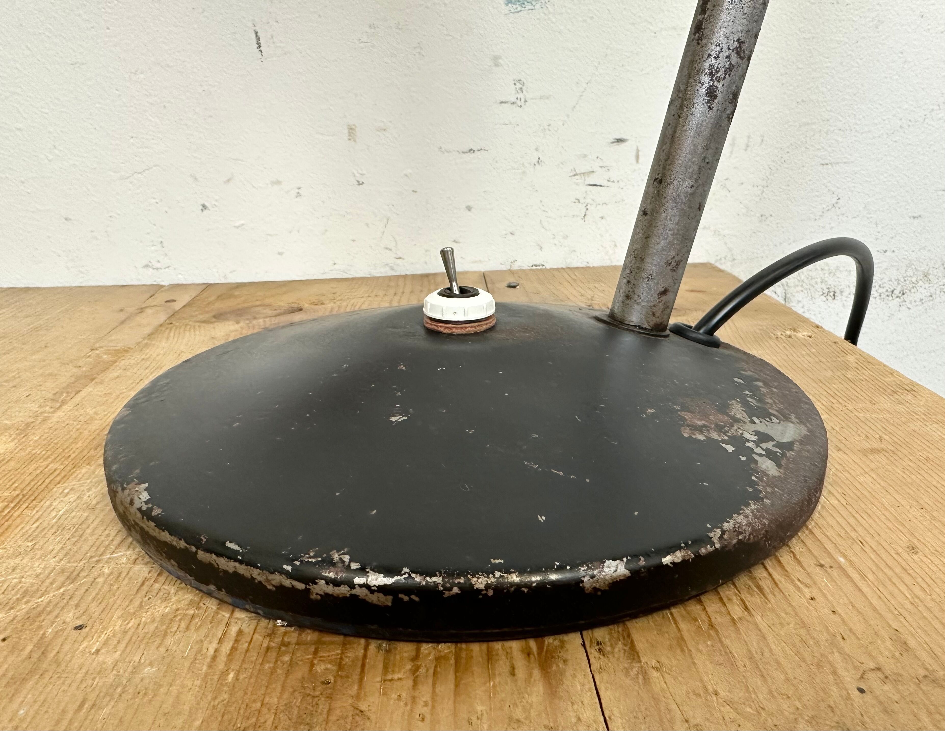 Black Industrial Gooseneck Table Lamp from Instala, 1960s