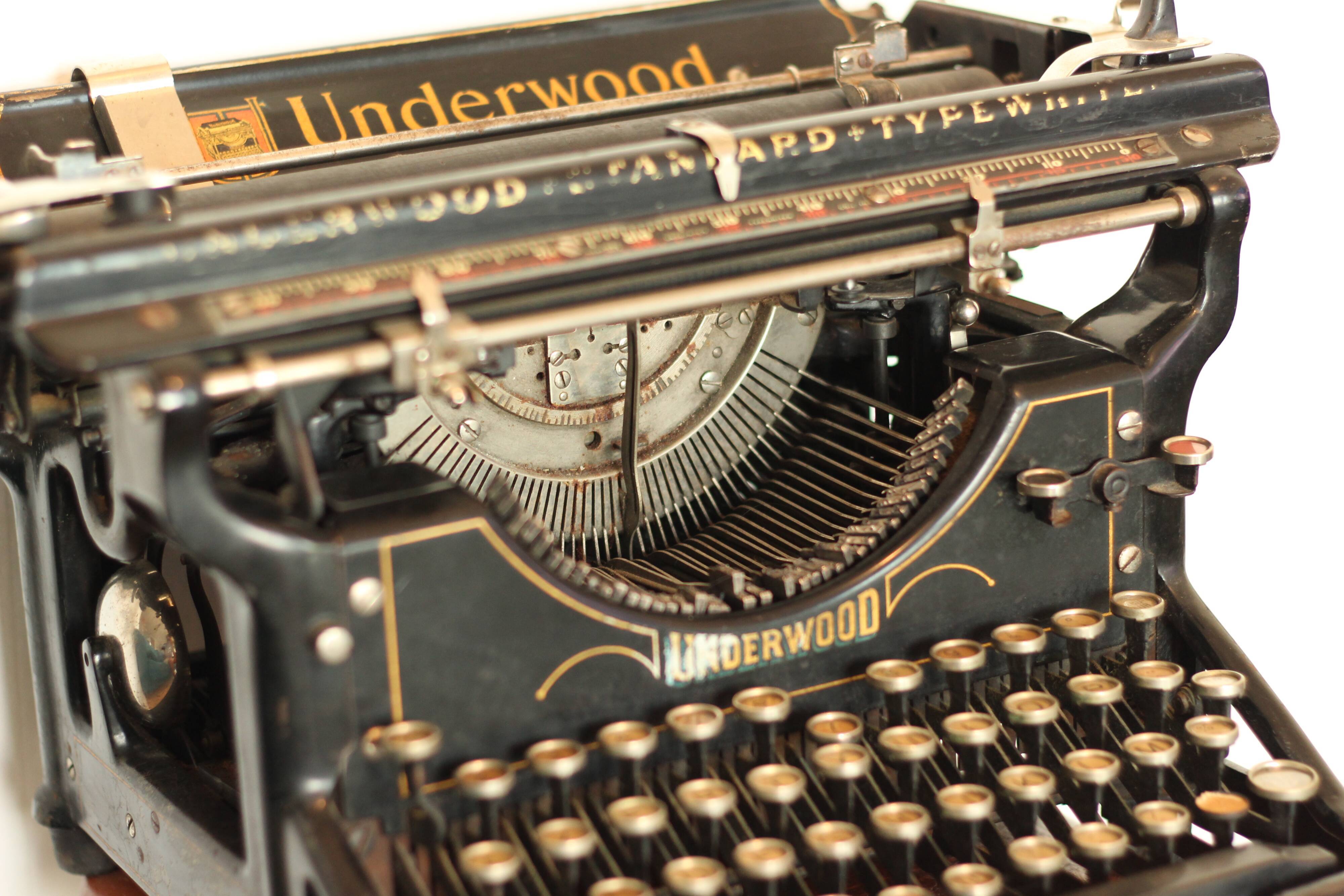 Machine à écrire underwood