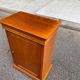 Wooden side table with drawer and storage, Louis Philippe style.