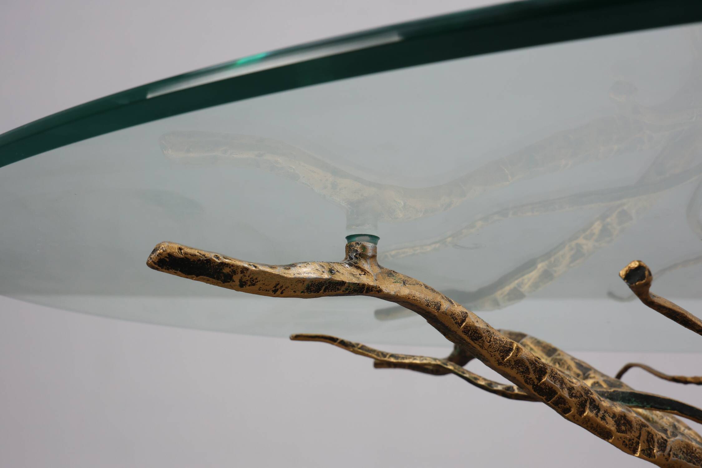 Mid-century forged metal coffee table by Salvino Marsura, Italy 1960s