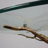 Mid-century forged metal coffee table by Salvino Marsura, Italy 1960s