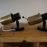 Black and gold lita sconces from the 1950s