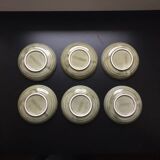 6 Japanese stoneware bowls 10 cm