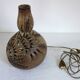 Vintage ceramic lamp by Fonck and Matéo, Vallauris