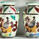 Vases vintage italy motif dragon