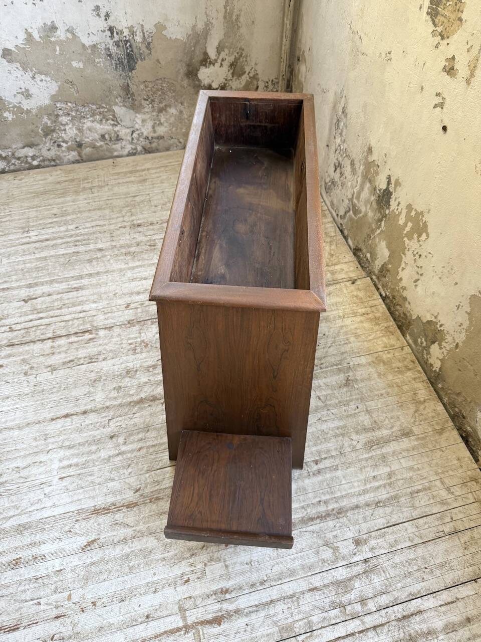 Jardinière années 50 palissandre constructiviste