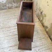 Jardinière années 50 palissandre constructiviste