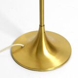 1960s table or floor lamp with a large glass ball from Sölken Leuchten