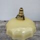 White and beige glass pendant light