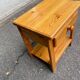 Solid pine bedside table with drawer 1990
